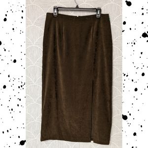 Dark Olive Green - Casual Corner & Co. Skirt